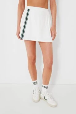 Varley White Neyland High Rise Skort 15.5