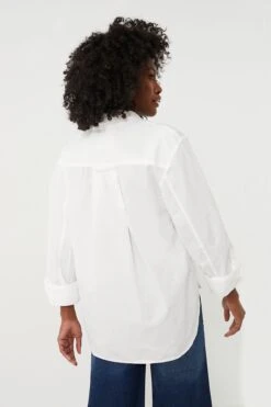 CITIZENS OF HUMANITY Optic White Aave Oversize Cuff Shirt -Outfit And Shoe Sales Store qlZXhG5QY3lT6obQFiQgAHquNYcHRyjB 1