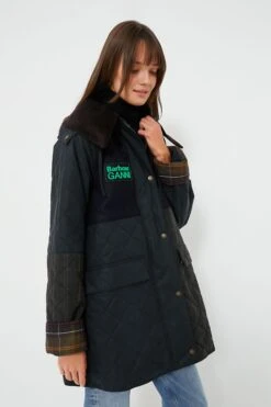 Navy Classic Barbour Ganni Burghley Jacket 10 Navy Classic Barbour Ganni Burghley Jacket -Outfit And Shoe Sales Store rGMdytE0pmLjGRCijzKNov7HWFcl67ST 1