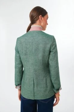 Green Linen Camille Tale Jacket -Outfit And Shoe Sales Store rGU6qncfvJYeOBWXccwyzjSuhgS912Ft 1