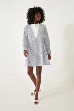 Blue Striped Lottie Dress -Outfit And Shoe Sales Store rLEnsPvkfXOKFJRz0jzgUyT7HbMhF2Bw 1