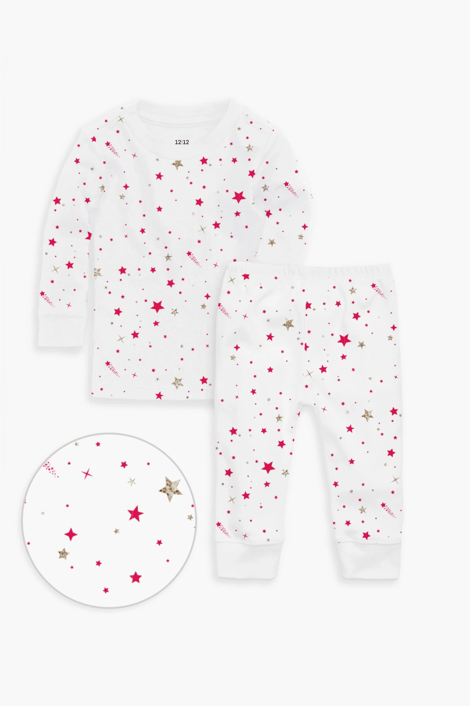 Shooting Star Organic Long Sleeve Pajama Set 1 Shooting Star Organic Long Sleeve Pajama Set