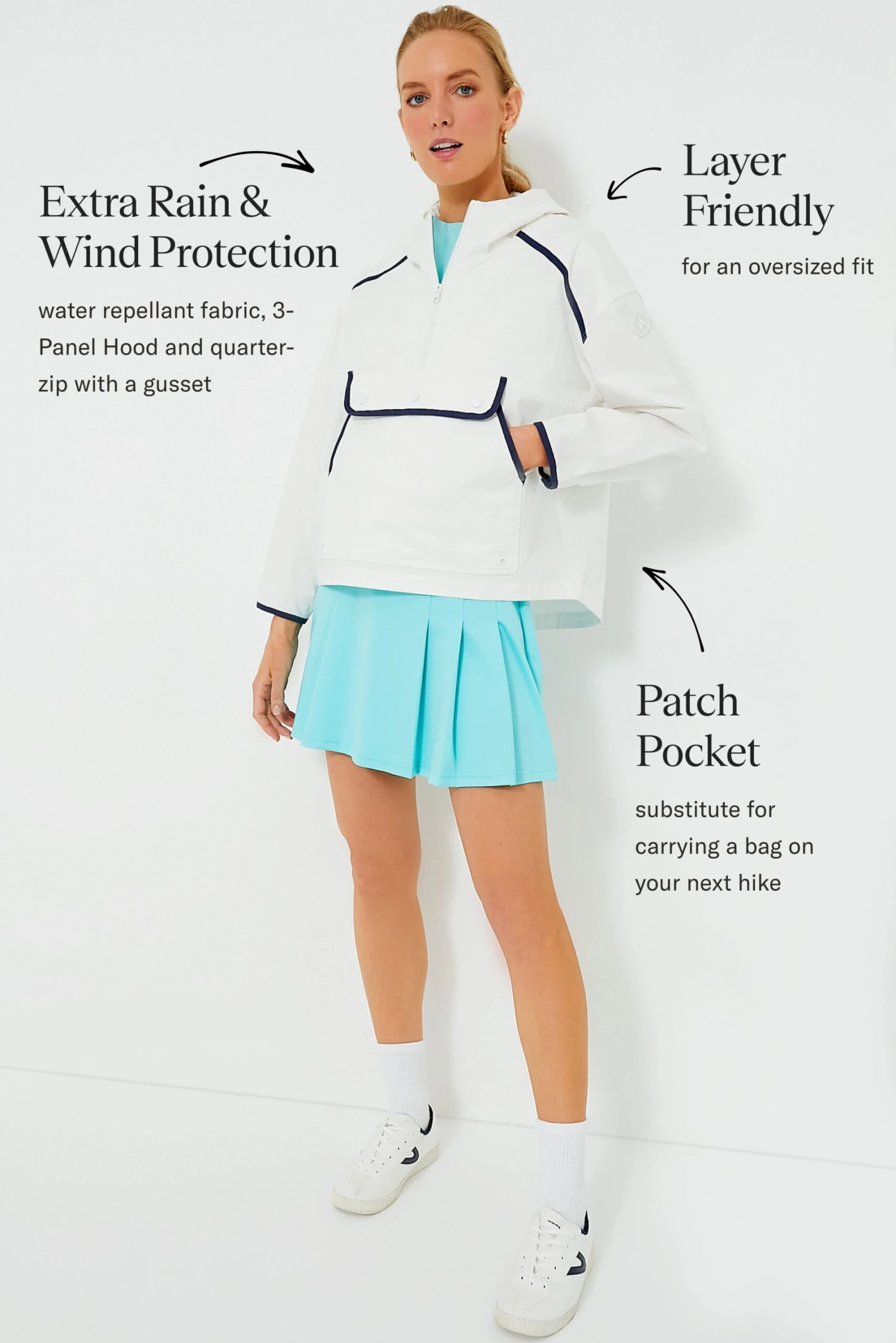 White Water Repellant Edwards Anorak 3 White Water Repellant Edwards Anorak - Image 3