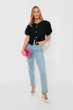 Crystal Button Victoria Short Sleeve Cardigan -Outfit And Shoe Sales Store ruHWugIfABCUGLLj5xEdSYwaXdGQTPV2 1