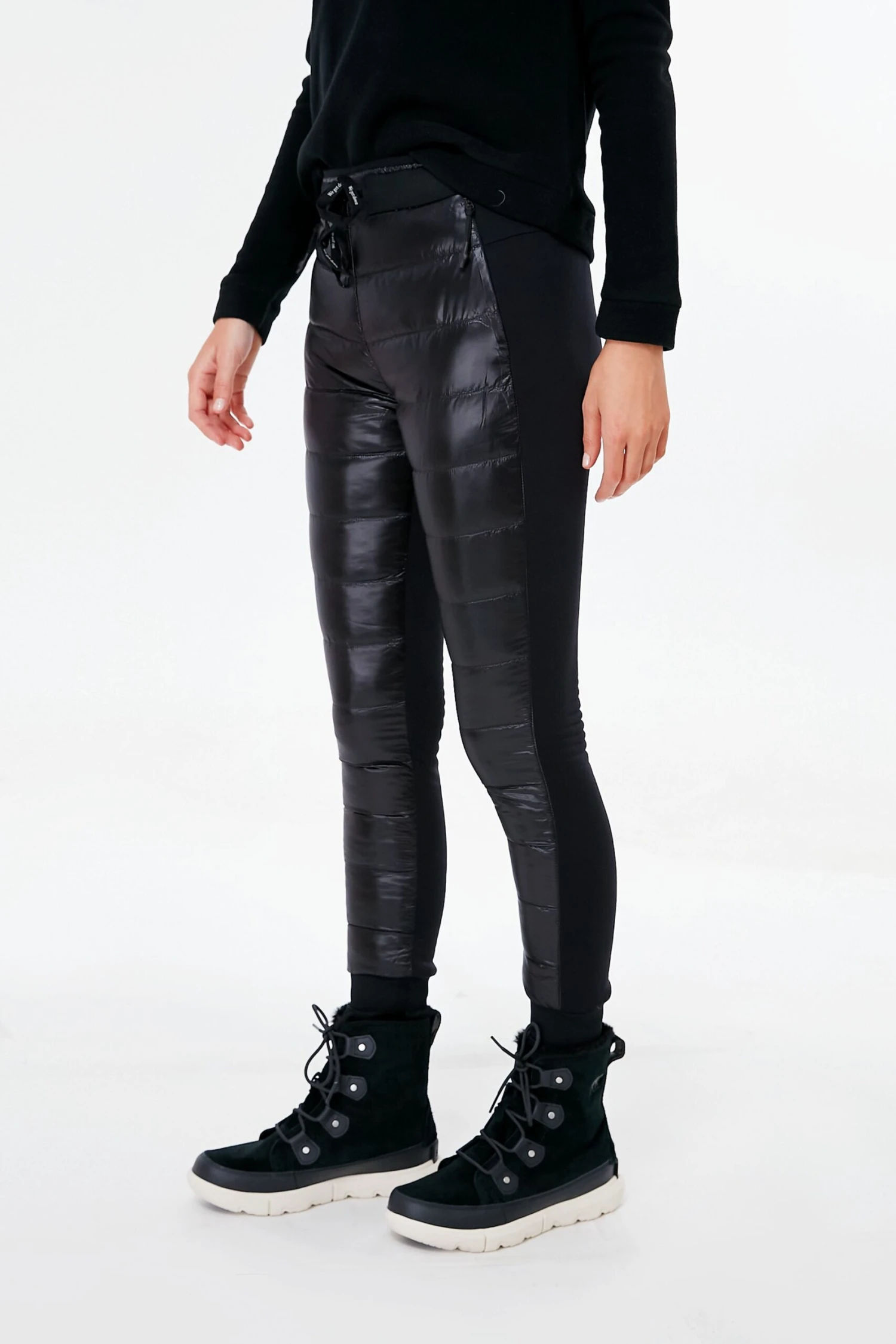 Holden Black Hybrid Down Joggers 3 Holden Black Hybrid Down Joggers - Image 3