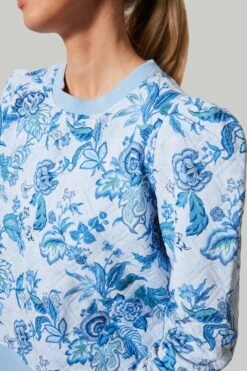 Heirloom Floral Puff Sleeve Campbell Pullover -Outfit And Shoe Sales Store s4JDRPuYft5ejF97Rp1SSHfZ4hdP7jNq 1