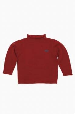 Red Roll Neck Sweater