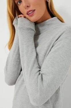 Heather Grey Sweater Turtleneck -Outfit And Shoe Sales Store sgWeOk9nXcwyU6vZBzYnQY8dxi8xNt1H 1