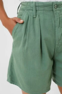 MOTHER Hedge Green The Pleated Chute Prep Short 10 MOTHER Hedge Green The Pleated Chute Prep Short -Outfit And Shoe Sales Store smHJBaxMAQhWTU35g5V3a05MdXkQNGC0 1