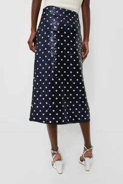 Baum Und Pferdgarten Navy Dotted Sequence Jily Skirt -Outfit And Shoe Sales Store ssDHlIIbp72g9ZI2iKavYCH9Amf6l1WG 1