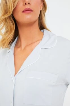 Eberjey Ice Blue Gisele Short PJ Set -Outfit And Shoe Sales Store t4ni75b4l76ZI4pYRqAf8wQ8f7rvFZRD 1