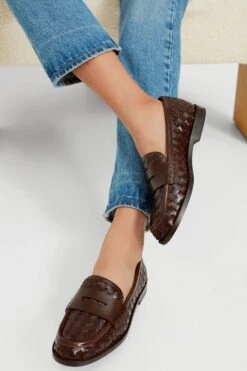 Loeffler Randall Espresso Woven Rachel Loafers -Outfit And Shoe Sales Store tN1MfjePTXteYmfDqEmx3wtlKWgSzCSJ 1