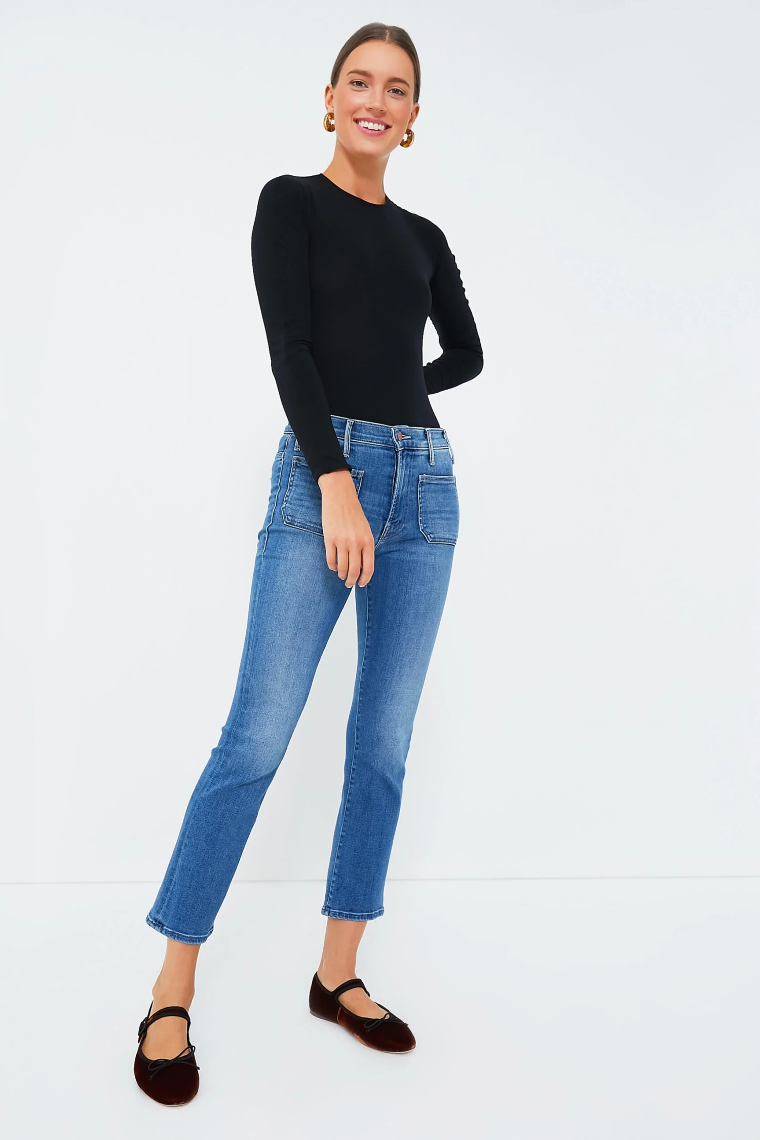 Loeffler Randall Sienna Velvet Chiara Mary Jane Flats 2 Loeffler Randall Sienna Velvet Chiara Mary Jane Flats - Image 2