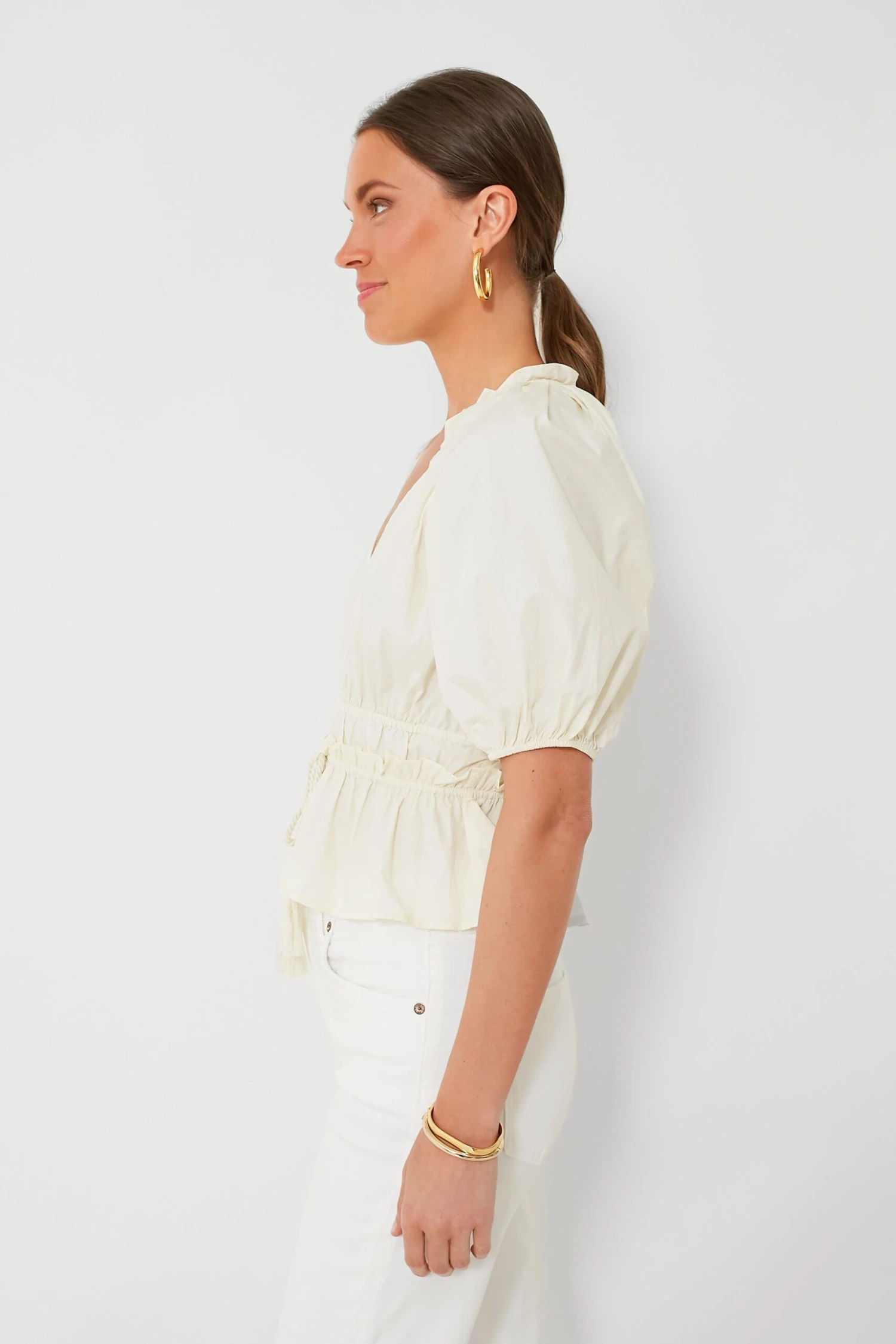 Cream Puff Sleeve Top 3 Cream Puff Sleeve Top - Image 3