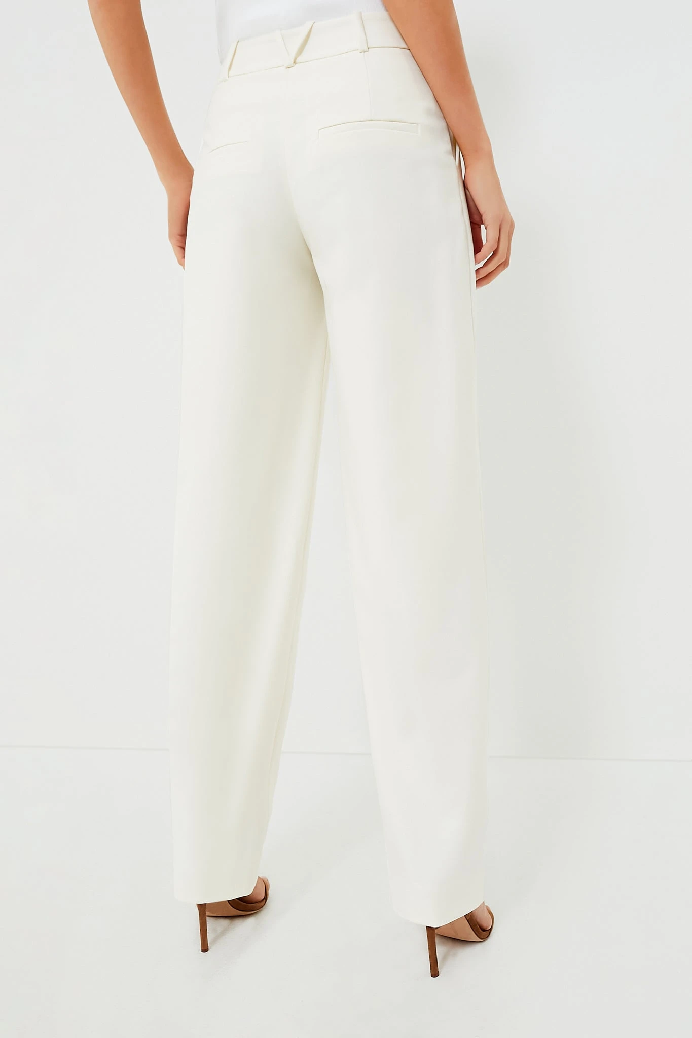 Veronica Beard Off White Lagarde Pant 4 Veronica Beard Off White Lagarde Pant - Image 4