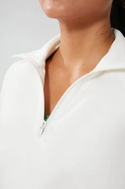 White Quarter Zip Pullover -Outfit And Shoe Sales Store tbP3lgRWEj8V73xkFta6D8foExEqc8dC 1