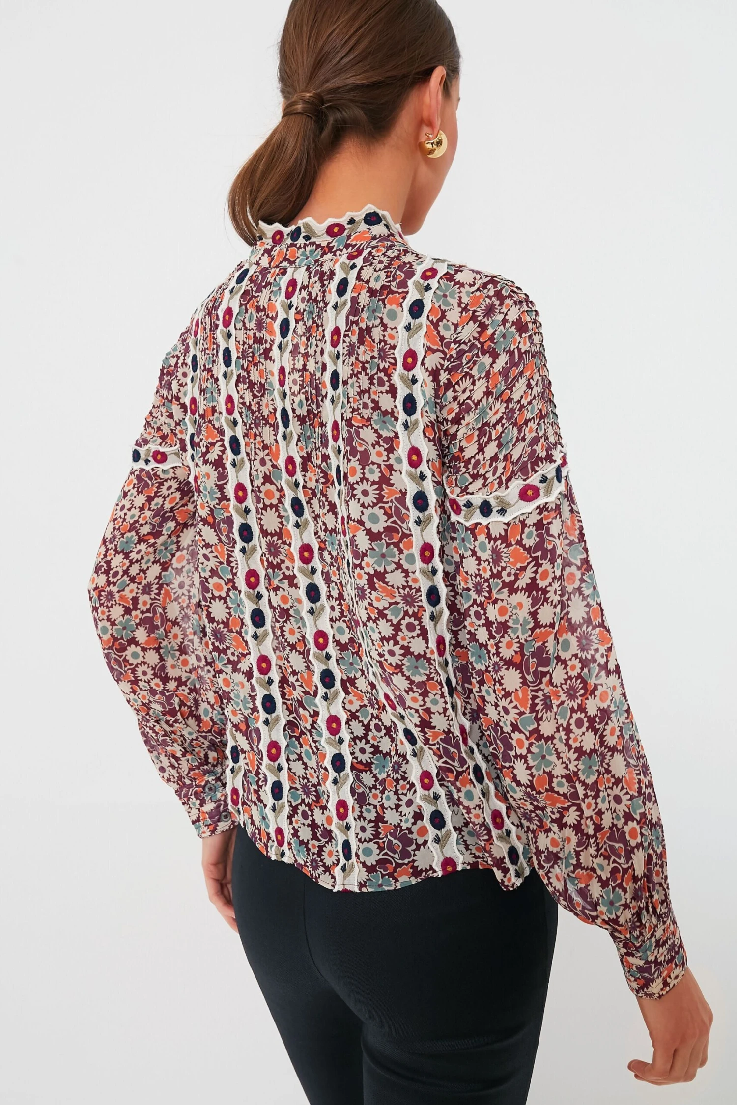 Multi Fernande Print Long Sleeve Button Down 4 Multi Fernande Print Long Sleeve Button Down - Image 4