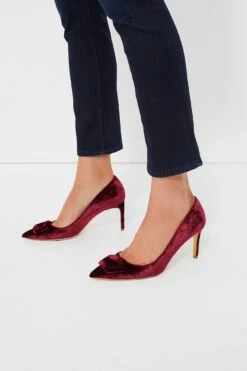 Bordeaux Velvet New Nada Heels -Outfit And Shoe Sales Store ub2TiERqWKjIdQwZugFRvcQ0v1GKn7f5 1