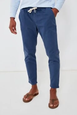 Marine Layer Slate Blue Athletic Fit Saturday Pant