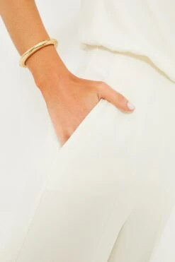 Marella Wool White Lilia Jumpsuit -Outfit And Shoe Sales Store v8dGZqvNNWHnzoIxQfvclAPeK4D33qxw 1