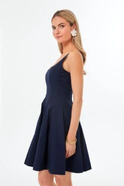 Staud Navy Mini Wells Dress -Outfit And Shoe Sales Store vVXJrNmjsDxRQgWg194QFFT34FSGYWI9 1