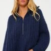 Navy Uma Poncho