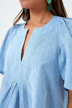 Chambray Finley Flutter Sleeve Top 10 Chambray Finley Flutter Sleeve Top -Outfit And Shoe Sales Store wF6PQ8VfbvAeiJZyaxc952P44CuSkODm 1
