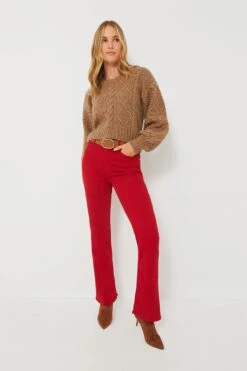 MOTHER Haute Red High Waisted Weekender Skimp -Outfit And Shoe Sales Store wInzfXre90zYWtNo25SM2sjP2Iw9qXaT 1