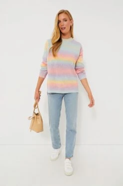 Rainbow Candy Crewneck Sweater -Outfit And Shoe Sales Store wNJEJJgRbSLKDVjTnmqsjvdRqxAJGaEY 1