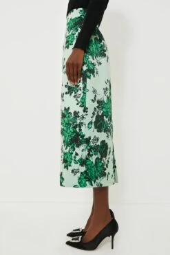 Green Festive Bouquet Lorinda Skirt -Outfit And Shoe Sales Store wUBCGI6afO8Dl4MDFdGzFWNwxDJjfp63 1