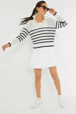 White Stripe Mesh Fischer Sweater 16 White Stripe Mesh Fischer Sweater -Outfit And Shoe Sales Store wdRzqmzIdCvZpRnh221M5jWdzgfAhYN4 1