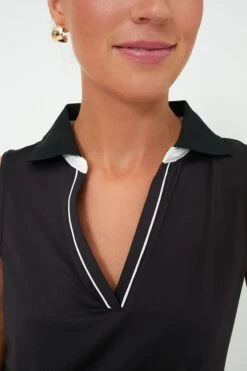 Black Sleeveless Caroline Polo -Outfit And Shoe Sales Store wgHGec67w4WQTHJ1uZ9oMYPKCwyeeaXI 1