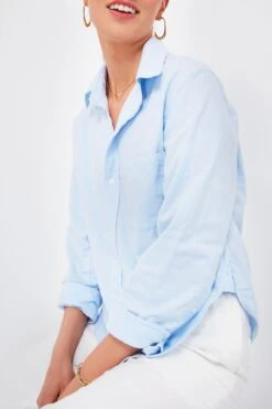 CITIZENS OF HUMANITY Oxford Blue Kayla Shrunken Shirt 10 CITIZENS OF HUMANITY Oxford Blue Kayla Shrunken Shirt -Outfit And Shoe Sales Store x3idtGitbUIrzciGRwph3ohb7ZABm8mE 1