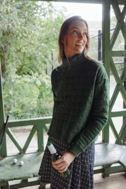 Fairway Green Quilted Wright Funnel Neck -Outfit And Shoe Sales Store x5s9Axdzz5Yo8AQ7oLsP3wnTf5n8Dk11 1