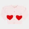 Red Hearts Pocket Sweater