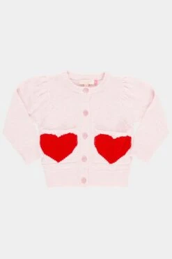 Red Hearts Pocket Sweater