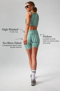 Green Trellis Gingham 6 Inch Ava Bike Short 9 Green Trellis Gingham 6 Inch Ava Bike Short -Outfit And Shoe Sales Store xDQlm6e8NeK1r9DxSQF0q2lZC6utZKqD 1