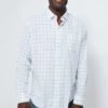 Peter Millar White Gayle Summer Soft Cotton Sport Shirt