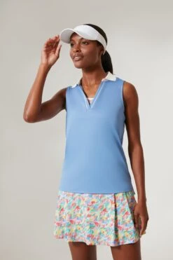 Boogie Down Blue Sleeveless Caroline Polo -Outfit And Shoe Sales Store xjVJc7B3ya1odXCo9ddHtSSwnEQ6DL8R 1