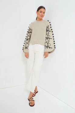 Stone Black Adele Wool Embroidered Knit -Outfit And Shoe Sales Store xt8Af88wWiEhjfEPtn4x61jahzZa62V2 1