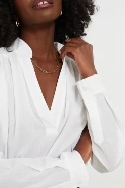 Vanessa Bruno Blanc Calvin Blouse -Outfit And Shoe Sales Store yDK9l7SKt4PmLTSilNOtaXZwnRjqCLnt 1