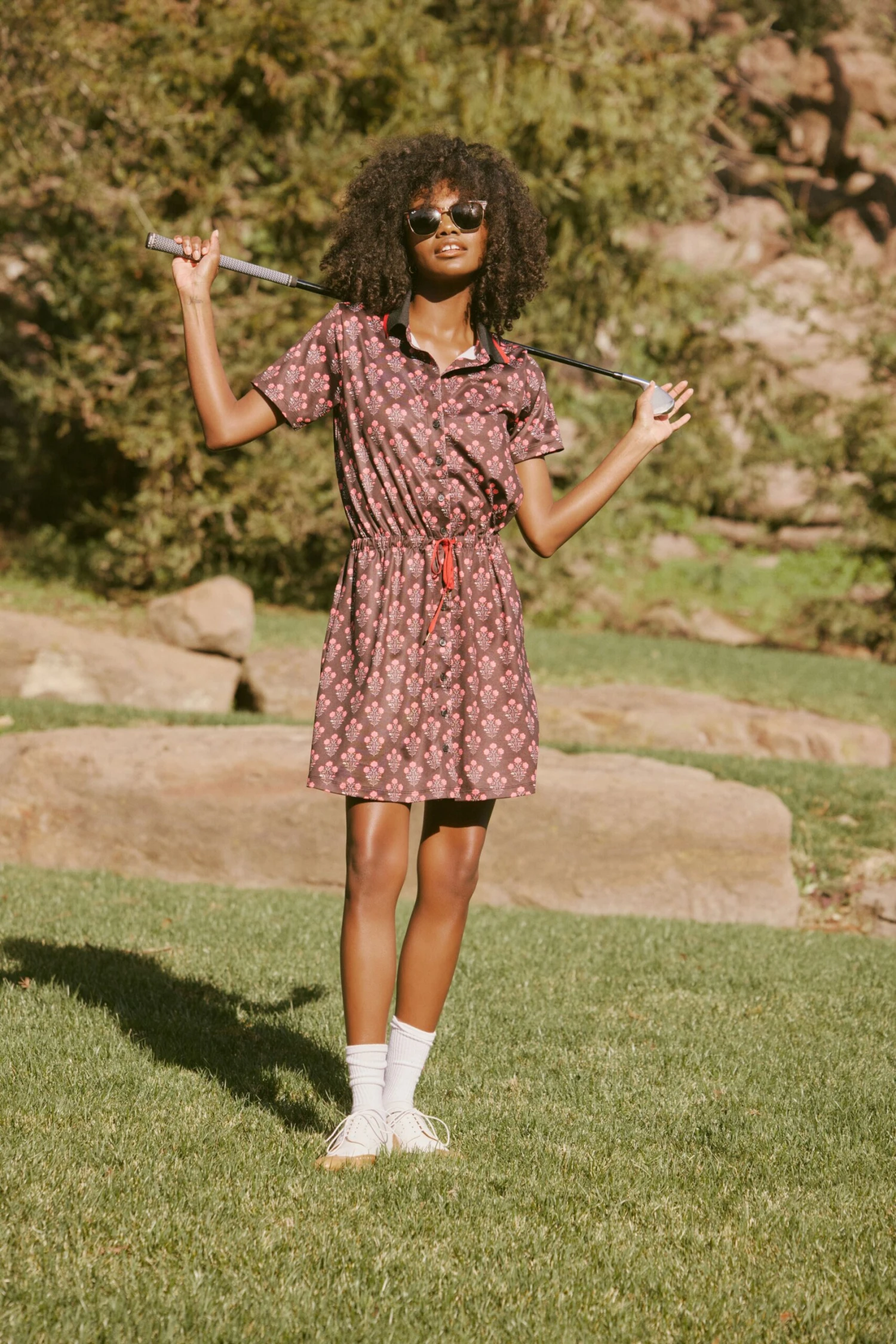 Uptown Floral Short Sleeve Alcott Golf Dress 6 Uptown Floral Short Sleeve Alcott Golf Dress - Image 6