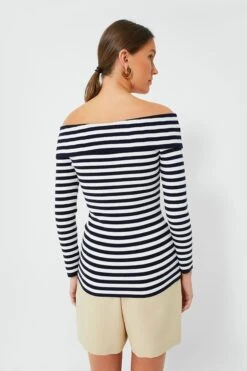Navy Stripe Off The Shoulder Reese Top 10 Navy Stripe Off The Shoulder Reese Top -Outfit And Shoe Sales Store yYIflGtpFu2VqnJEwpuZ0dKoP0KHyuuZ 1