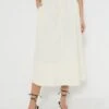 Cream Karina Cotton Skirt