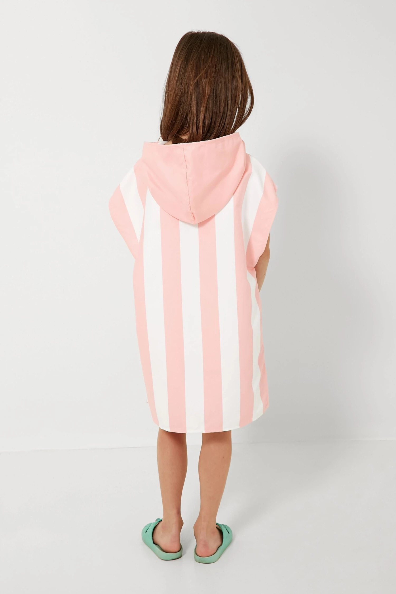 Malibu Pink Kids Poncho 4 Malibu Pink Kids Poncho - Image 4