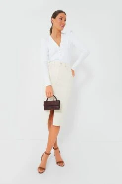 Veronica Beard Ecru Breves Midi Skirt -Outfit And Shoe Sales Store ygVoyFgWxvMOSEygCmFR4xXsa3pn6jhs 1