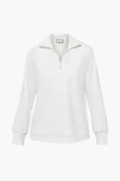 White Quarter Zip Pullover -Outfit And Shoe Sales Store zCZPghg5heRCTOQVtUfR4hgKNnEdLRMn 1