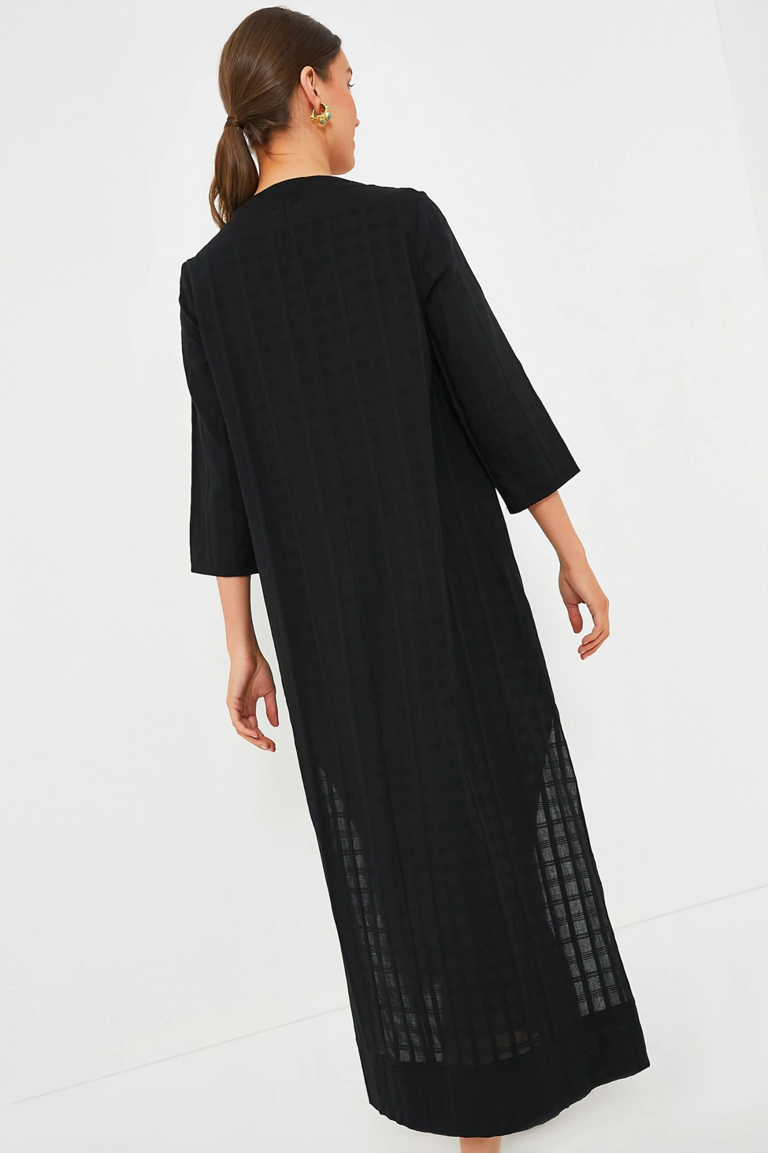 Black Carolina Caftan 4 Black Carolina Caftan - Image 4