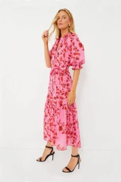 CYNTHIA ROWLEY Red And Pink Floral Saratoga Cotton Dress 8 CYNTHIA ROWLEY Red And Pink Floral Saratoga Cotton Dress -Outfit And Shoe Sales Store zoLWIDciiCU0J9zvq2zExNBtxdW83UHY 1