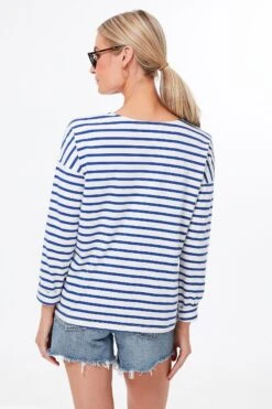 Blue And White Stripe Hayden Tee -Outfit And Shoe Sales Store zvyEnbkFpOl99XdM4FqD41jkjTcM5Gfm 1